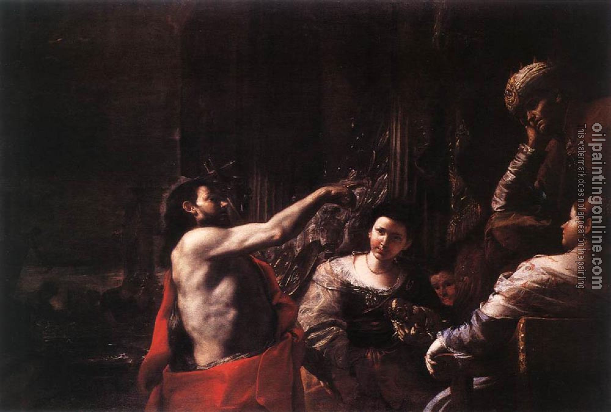 Mattia Preti - St John The Baptist Before Herod